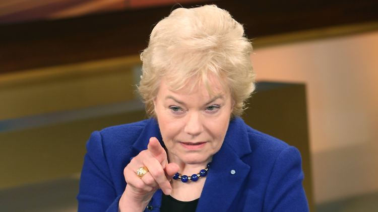Erika Steinbach sollte von ihrem Amt als Menschenrechtssprecherin zurücktreten, fordern die Grünen.