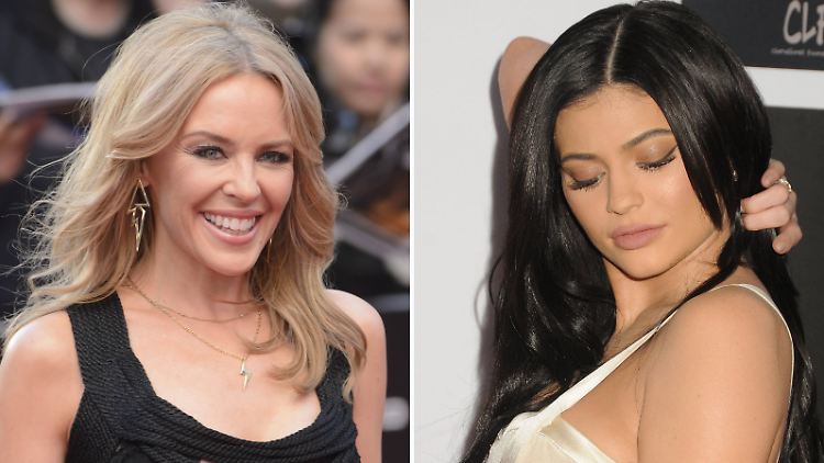 Kylie gegen Kylie: Die australische Pop-Diva reagiert erbost auf die Pläne des Reality-Stars aus den USA.