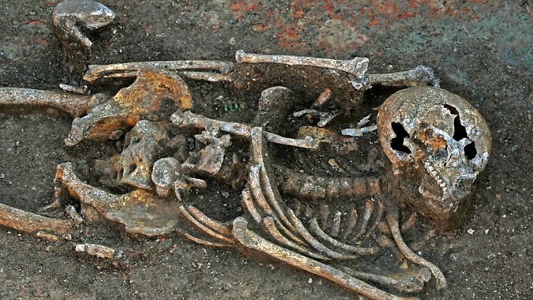 Als Grabbeigaben für die Reiterkrieger konnten die Archäologen Lanzenspitzen, eine Stoßwaffe, Kämme, Feuersteine und mehrere Gefäße sicherstellen. Edelmetalle wurden bisher nicht gefunden.