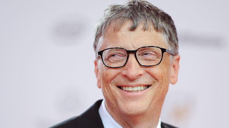 Ist 4,2 Milliarden Dollar "ärmer" als im Vorjahr, kann aber trotzdem noch lachen: Multimilliardär Bill Gates.