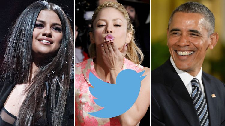 Waren Teil der Untersuchung: Selena Gomez, Shakira und Barack Obama (v.l.n.r.).