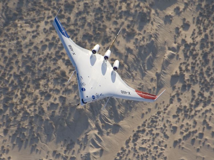 So sieht der Nur-Flügel-Körper aus, der die aktuellen Flugzeug-Modelle im Passagierbereich irgendwann ersetzen könnte.