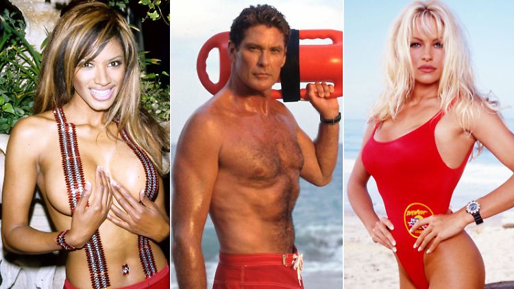 Wen würden Sie gern in Badekleidung wiedersehen? Traci Bingham (l.), David Hasselhoff oder Pamela Anderson?
