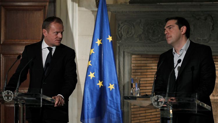 Donald Tusk und Alexis Tsipras haben in Athen über den anstehenden EU-Gipfel beraten.