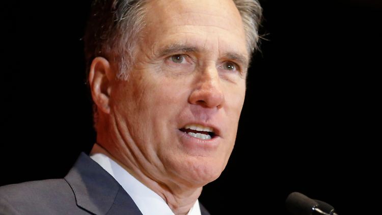 Mitt Romney will einen Kandidaten Trump verhindern. 