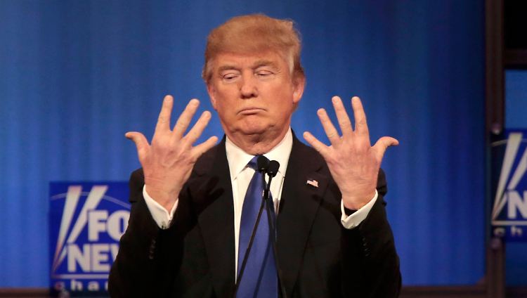Wahlkampf auf Kindergartenniveau mit Donald Trump: "Er hat meine Hände beleidigt."