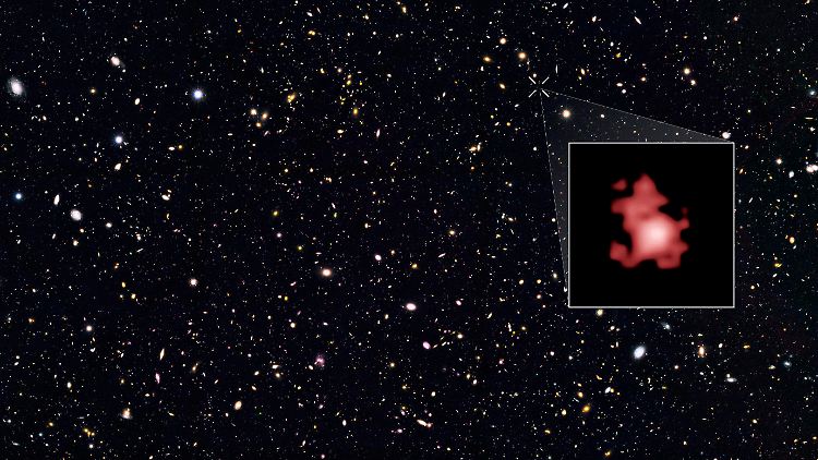 Die Aufnahme des "Hubble"-Teleskops sieht wenig spektakulär aus, gibt aber neue Einblicke in die Entstehung des Universums.