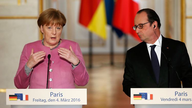 Merkel und Hollande haben ihr Vorgehen miteinander abgestimmt.