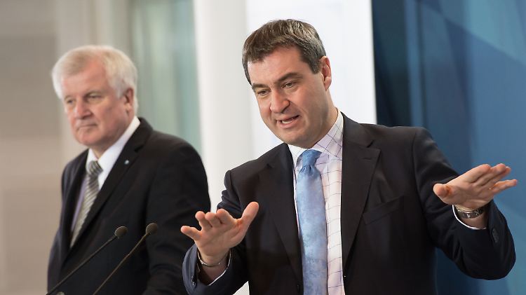 Markus Söder strebt an die CSU-Spitze. Horst Seehofer ist skeptisch.