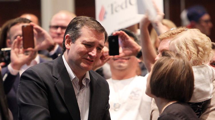 Der erzkonservative Ted Cruz wahrt seine Chance. 