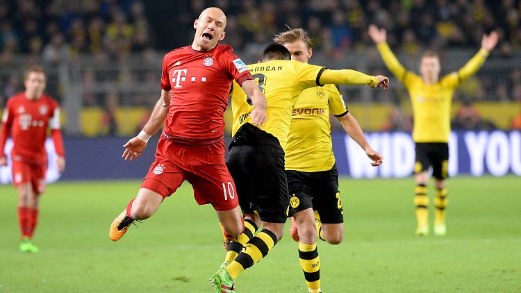 Arjen Robben zeigte keinen Hauch von Verunsicherung.