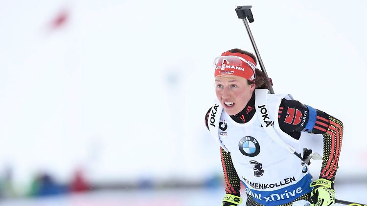 Weltmeisterin: Laura Dahlmeier.