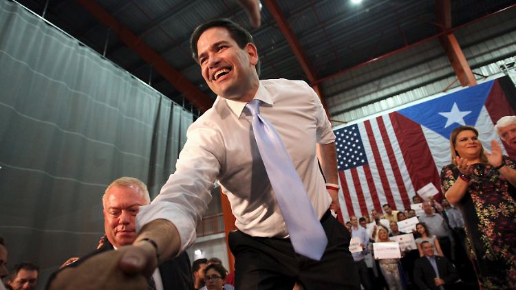 Marco Rubio ist der strahlende Sieger von Puerto Rico - aber entscheidend wird sein Abschneiden in Florida sein. 