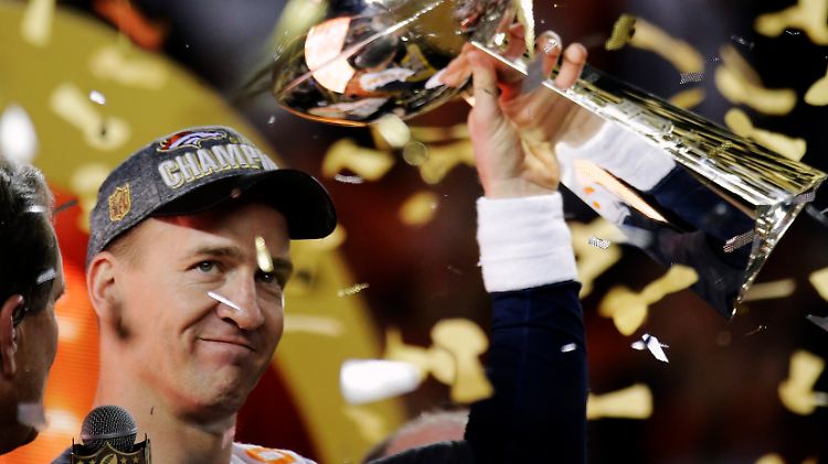 Meisterlicher Abgang: Peyton Manning geht als Super-Bowl-Champion.