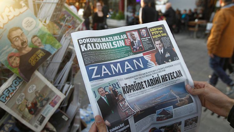 Seitdem die Zeitung "Zaman" unter einer Zwangsverwaltung steht, werden ausschließlich regierungsfreundliche Artikel veröffentlicht.