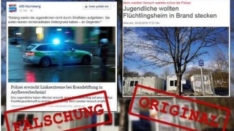 Auf diesen Bildern ist deutlich zu erkennen: Mit der Originalüberschrift der "Abendzeitung" hat die Variante der AfD wenig zu tun.