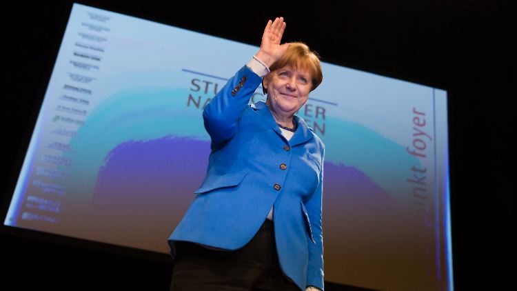 Bei der Diskussion verteidigte Bundeskanzlerin Angela Merkel ihre Linie.