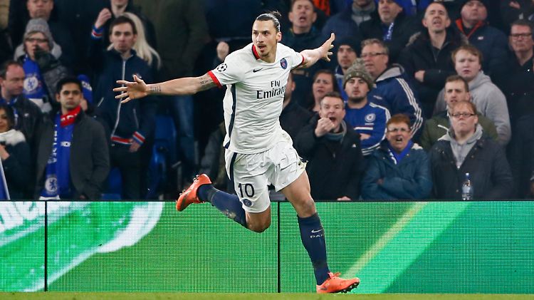 Zlatan Ibrahimovic setzt mit dem 2:1 ein Ausrufezeichen.