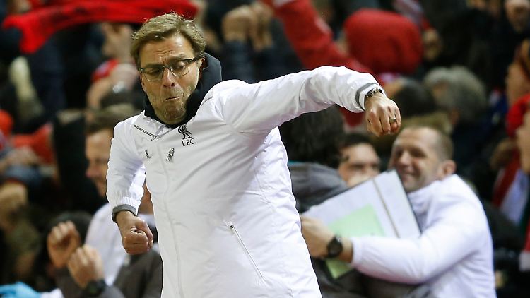 Großes Tennis: Jürgen Klopp.
