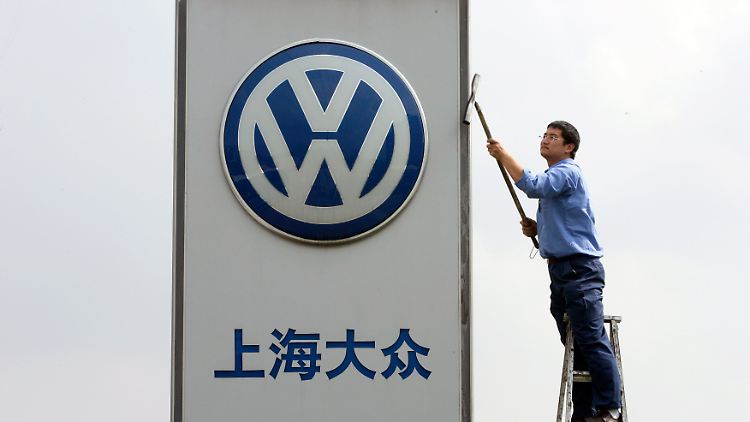 In China kann VW beim Absatz zur Zeit nicht glänzen.