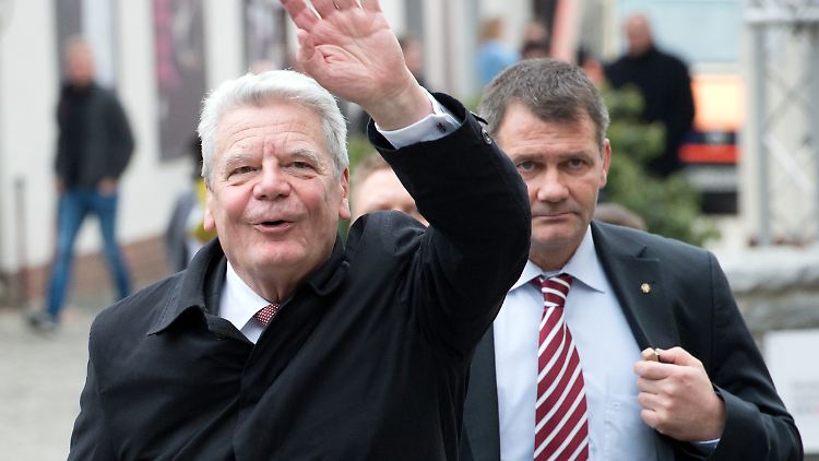 Joachim Gauck in Bautzen