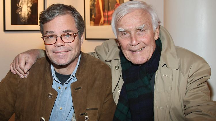 Vater und Sohn: Blacky (r.) und Thomas Fuchsberger.