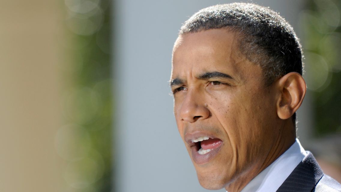 Barack Obama, kämpferisch