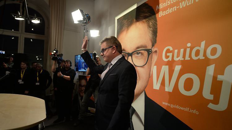 Klarer Verlierer: CDU-Spitzenkandidat in Baden-Württemberg, Guido Wolf.