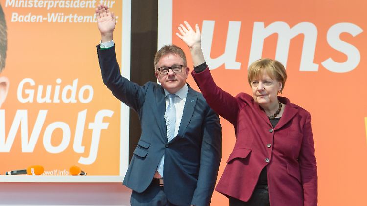 In Baden-Würtemberg fährt Guido Wolf das schlechteste Ergebnis der Südwest-CDU ein.