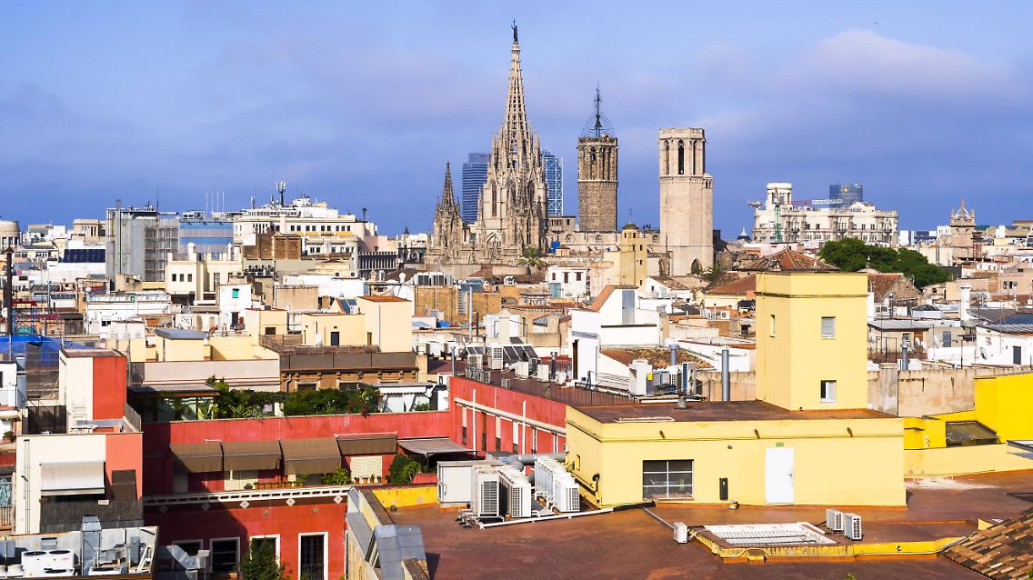 Blick auf Barcelona.