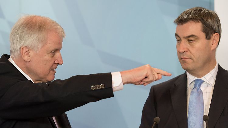 CSU-Chef Horst Seehofer (l.) und Bayerns Finanzminister Markus Söder im vergangenen Jahr.