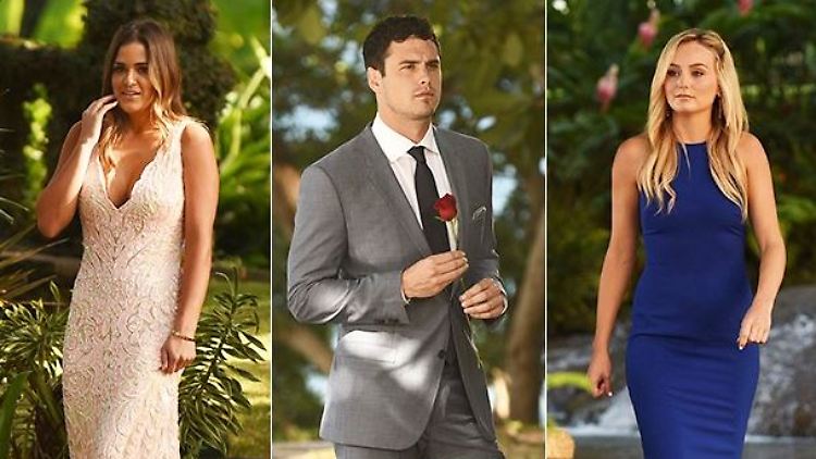 Zwischen den beiden Frauen musste sich Bachelor Ben Higgings im Finale entscheiden. Er entschied sich für Lauren Bushnell (r.) und machte ihr auch gleich einen Heiratsantrag.