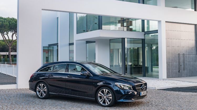 Die äußeren Veränderungen am CLA und am Shooting Brake beschränken sich auf den Grill und die Stoßfänger.