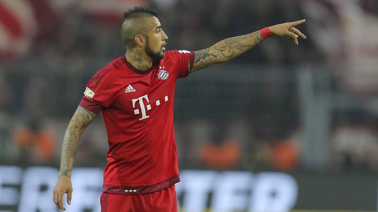 Endlich angekommen in München: Arturo Vidal.