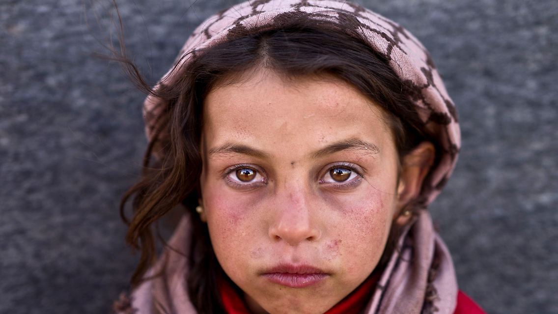 Hanan Khalid ist sieben und kommt aus Hassakeh - nun lebt sie im Flüchtlingslager von Zaatari.
