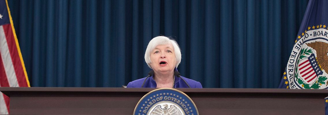 Janet Yellen führt die Fed - kein leichter Job, wie man an dem Spiel schnell merkt.