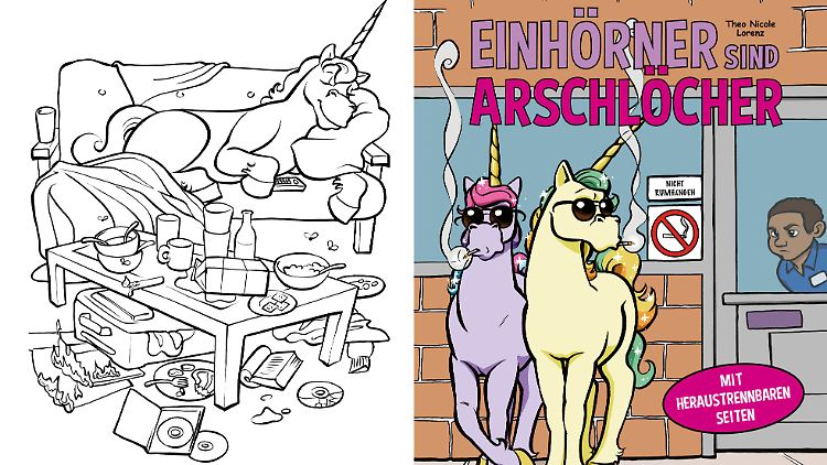 "Einhörner sind Arschlöcher", Mvg Verlag, 40 Seiten, 6,99 Euro.