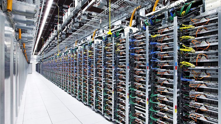 Begehrte Kapazitäten auf dem Server: Angeblich zahlt Apple 400 bis 600 Millionen Dollar Miete pro Jahr an Google.