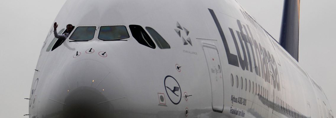 Bemerkenswerte Ansage aus China: "Dieses Riesenflugzeug in der Luft ist wahrlich ein harter Test für Chinas Flughäfen."