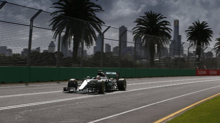Bei der Qualifikation war Lewis Hamilton im Mercedes der Schnellste.