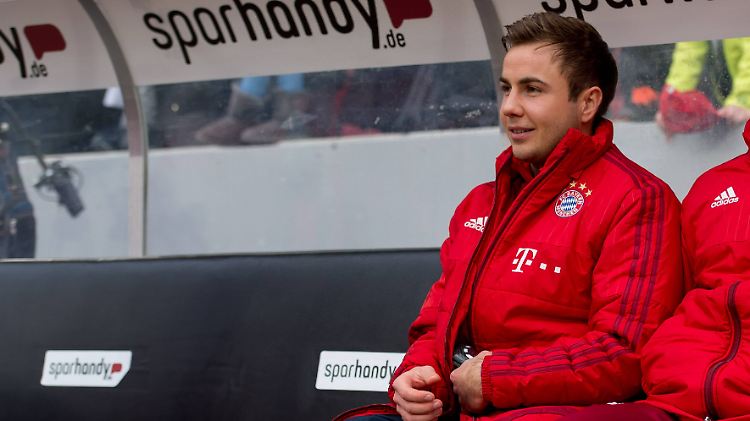 Auf der Bank: Mario Götze.