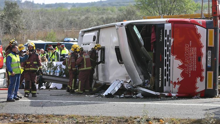 Der Busfahrer soll die Kontrolle über das Fahrzeug verloren haben.