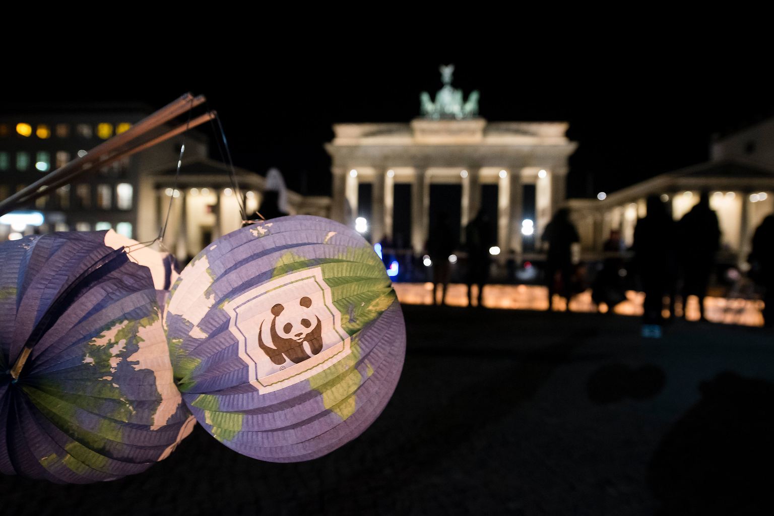 Als Zeichen für den Klimaschutz ...