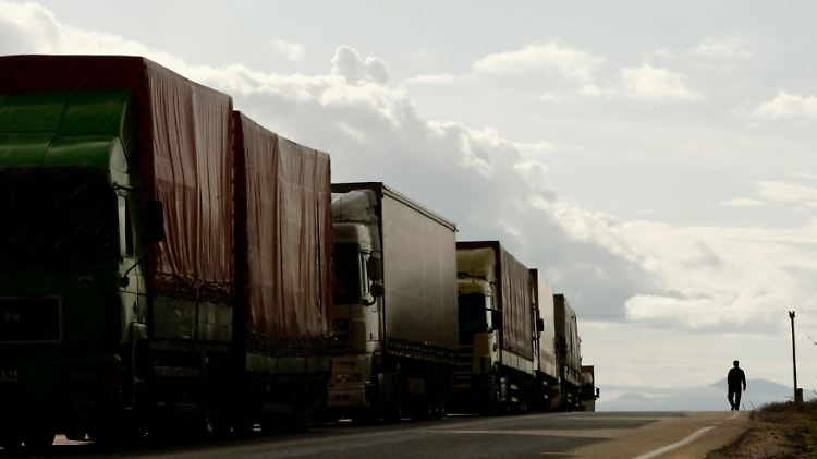 Lastentiere des Warenverkehrs: Die überwiegende Mehrheit der Transporte rollen in Europa über die Straße.