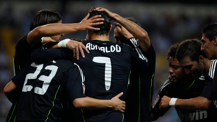 Die Real-Profis durften gegen Malaga viermal jubeln, dreimal öfter als der Gegner. Zwei der vier Real-Tore gingen auf das Konto von Cristiano Ronaldo.