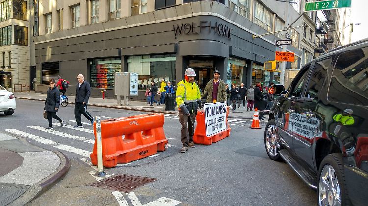 Immer mehr Straßen müssen wegen ihres Zustandes in New York gesperrt werden.