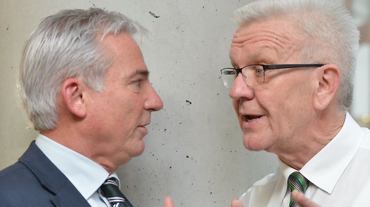 Thomas Strobl und Winfried Kretschmann sind sich in vielem einig - jedoch nicht in allem.