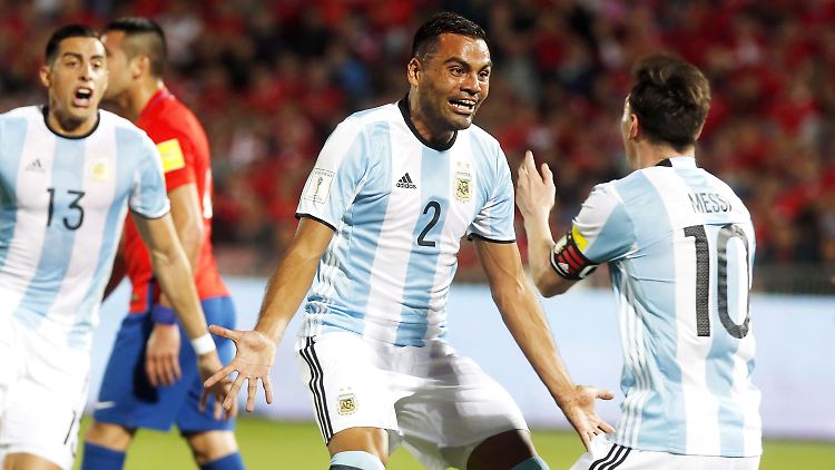 Gabriel Mercado traf in der 24. Minute zum 2:1-Endstand.