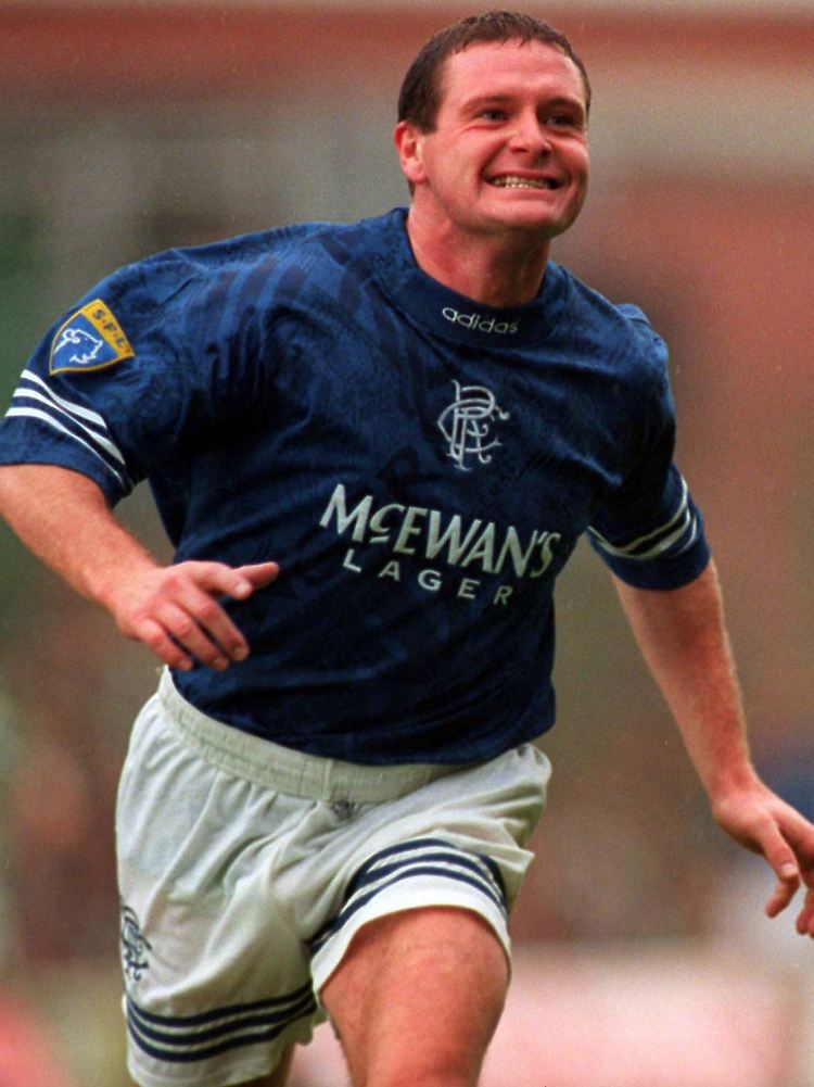 Im Trikot der Glasgow Rangers erlebte "Gazza" seine erfolgreichste Zeit als Klubfußballer.