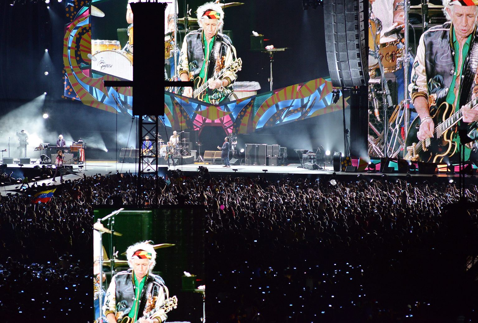 Mit einer grandiosen Show haben die Rolling Stones bei ihrem ersten Open-Air-Konzert ...
